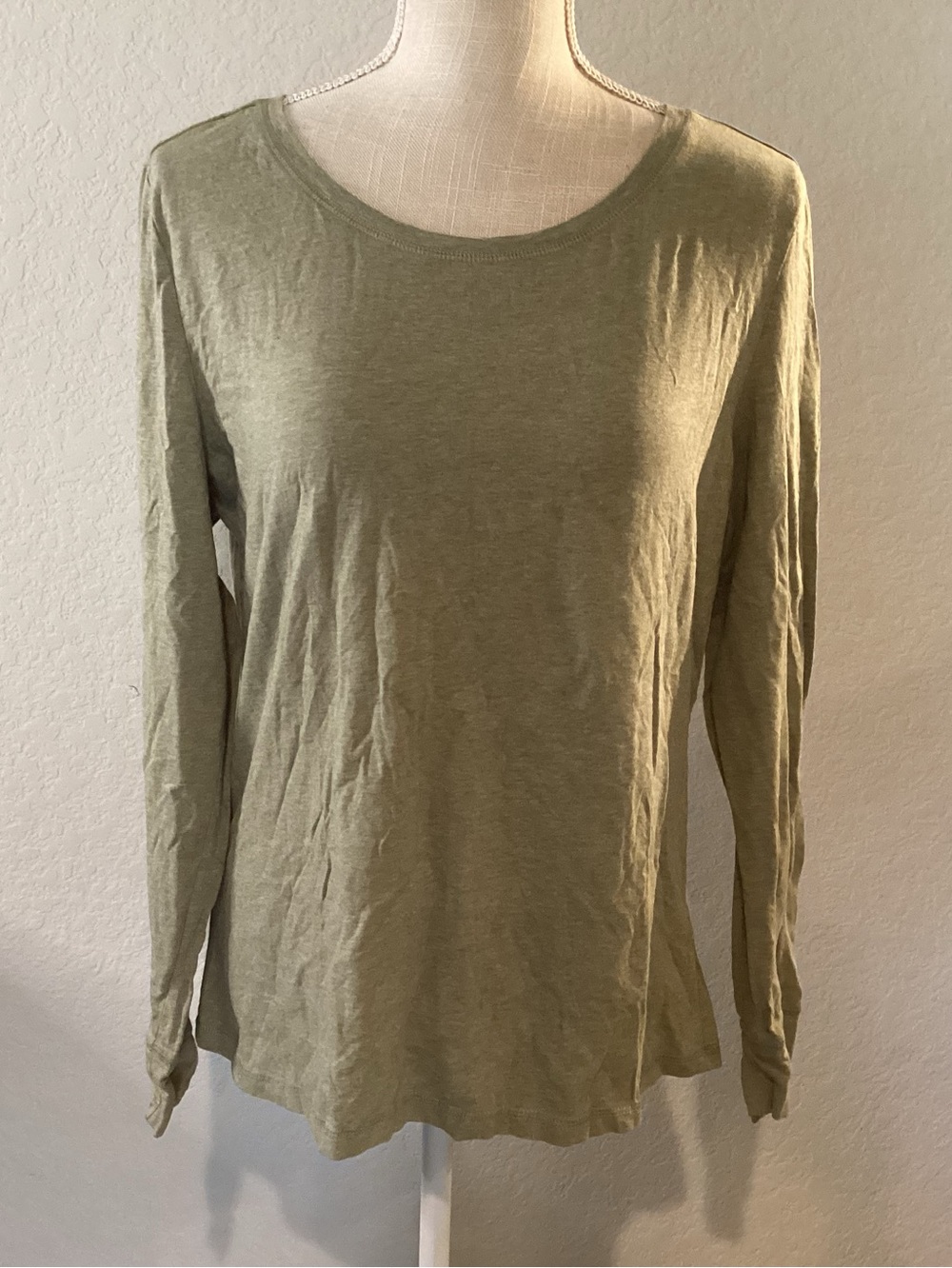 Route 66 Olive-Toned Long Sleeve Women’s Tee